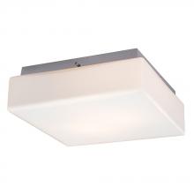 Galaxy Lighting L633500CH010A1 - LED Flush Mount Ceiling Light - in Polished Chrome finish with Satin White Glass