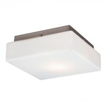 Galaxy Lighting L633501BN010A1 - LED Flush Mount Ceiling Light - in Brushed Nickel finish with Satin White Glass