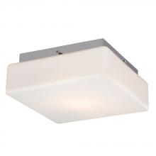 Galaxy Lighting L633501CH010A1 - LED Flush Mount Ceiling Light - in Polished Chrome finish with Satin White Glass