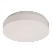 Galaxy Lighting L650100WH016A1 - LED Flush Mount Ceiling Light or Wall Mount Fixture - in White finish with White Acrylic Lens
