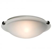 Galaxy Lighting L680112FO010A1 - LED Flush Mount Ceiling Light - in Oil Rubbed Bronze finish with Frosted Glass