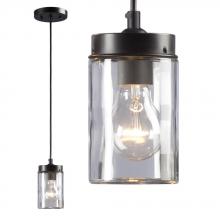 Galaxy Lighting 919854ORB - 1-Light Mini-Pendant - in Oil Rubbed Bronze finish with Clear Glass Shade