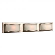 Galaxy Lighting ES790803PTR - 3-Light Bath & Vanity Light  - in Pewter finish with Marbled Glass