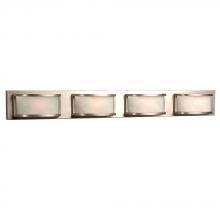 Galaxy Lighting ES790804PTR - 4-Light Bath & Vanity Light  - in Pewter finish with Marbled Glass