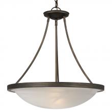 Galaxy Lighting ES811481ORB - Pendant - in Oil Rubbed Bronze finish with Marbled Glass