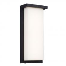 Galaxy Lighting L325700BK - Dimmable LED Outdoor Wall Mount Light Fixture with White Acrylic Lens