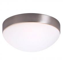 Galaxy Lighting L615352BN010A1 - LED Flush Mount Ceiling Light - in Brushed Nickel finish with Satin White Glass