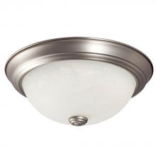 Galaxy Lighting L625031PT010A1 - LED Flush Mount Ceiling Light - in Pewter finish with Marbled Glass