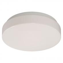 Galaxy Lighting L650100WH010A1 - LED Flush Mount Ceiling Light or Wall Mount Fixture - in White finish with White Acrylic Lens