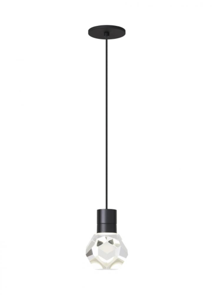 Modern Kira Dimmable LED Ceiling Pendant Light in a Black Finish