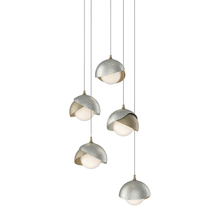 Hubbardton Forge - Canada 131125-SKT-LONG-84-85-GG0711 - Brooklyn 5-Light Double Shade Pendant