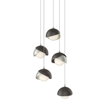 Hubbardton Forge - Canada 131125-SKT-LONG-85-14-GG0711 - Brooklyn 5-Light Double Shade Pendant