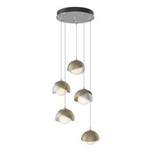 Hubbardton Forge - Canada 131125-SKT-STND-82-84-GG0711 - Brooklyn 5-Light Double Shade Pendant