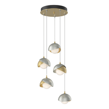 Hubbardton Forge - Canada 131125-SKT-STND-86-85-GG0711 - Brooklyn 5-Light Double Shade Pendant