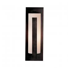 Hubbardton Forge - Canada 307287-SKT-77-GG0037 - Forged Vertical Bars Large Outdoor Sconce