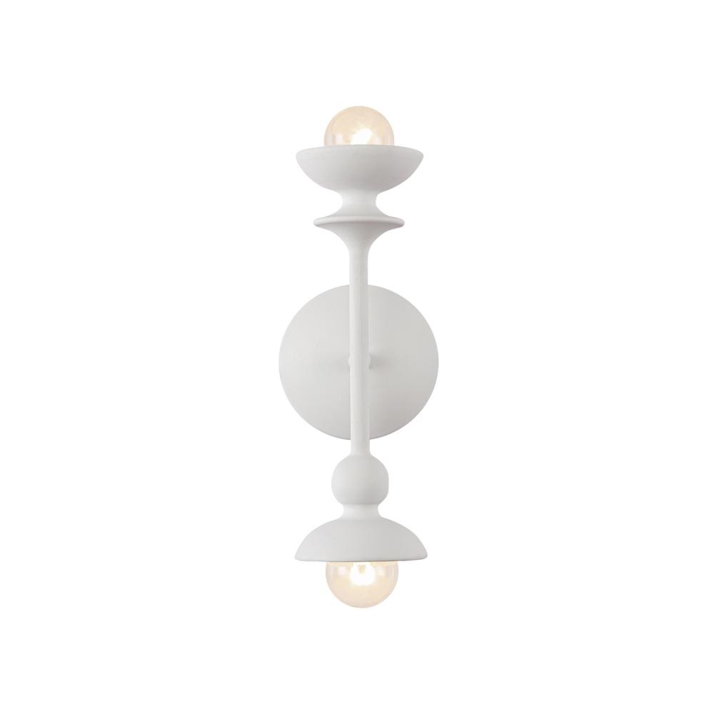 Cadence 11-in Antique White 2 Lights Wall/Vanity