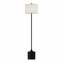 Alora Lighting FL418761MBIL - Issa 61-in Matte Black/Ivory Linen 1 Light Floor Lamp