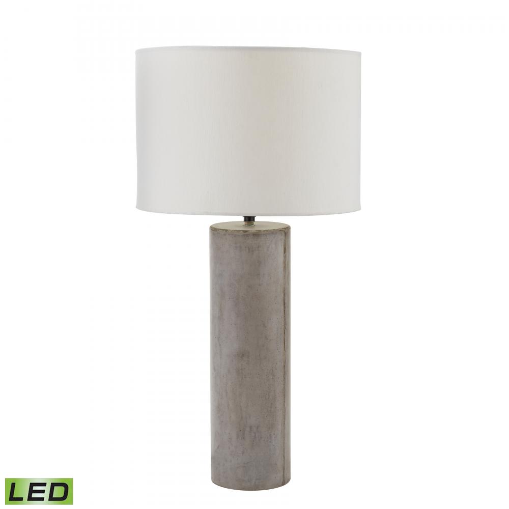 Cubix 29.1'' High 1-Light Table Lamp - Polished Concrete - Includes LED Bulb