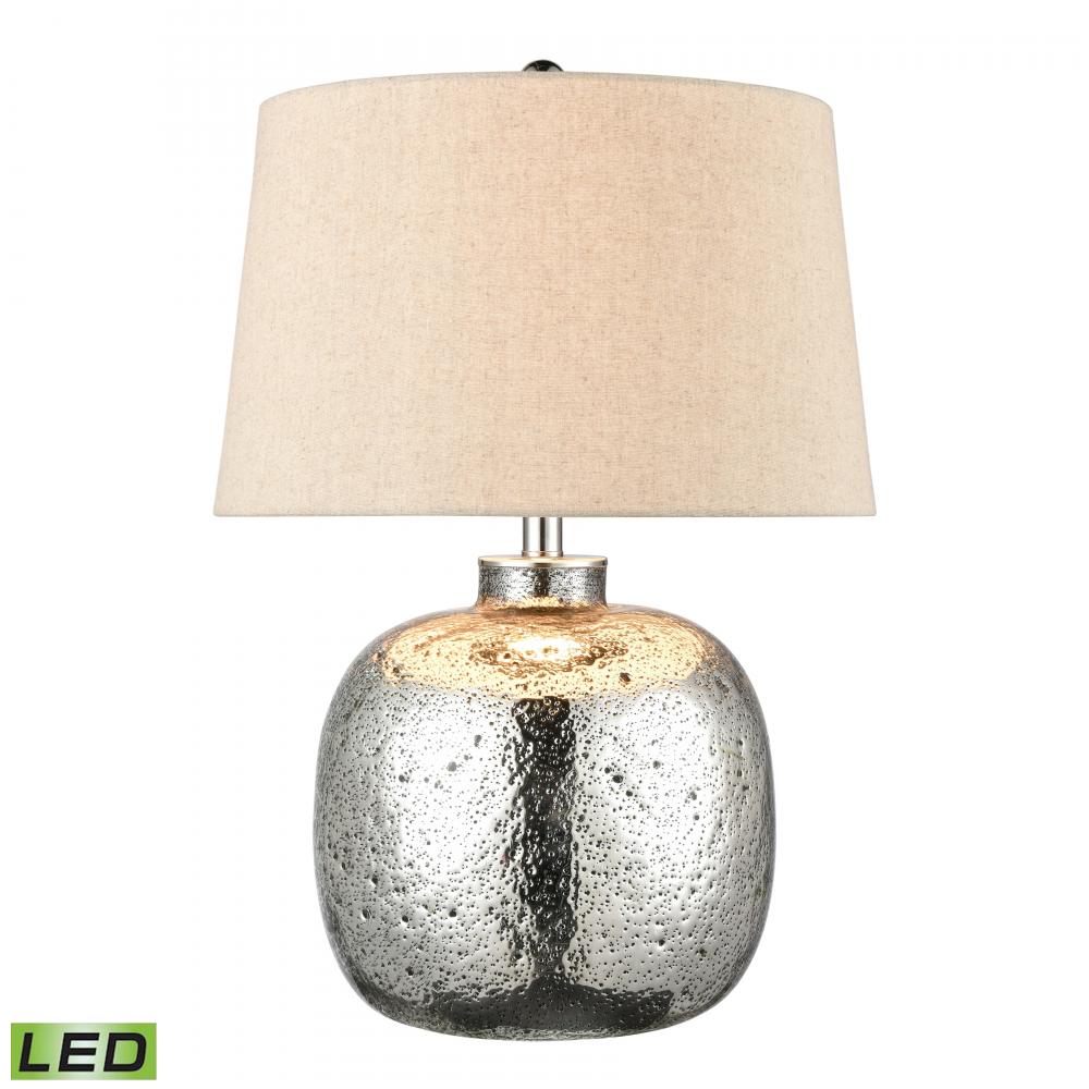 Cicely 24'' High 1-Light Table Lamp - Silver Mercury - Includes LED Bulb