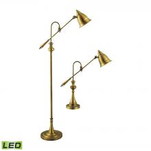 ELK Home 97623-LED - Watson Floor and Table Lamp - Set of 2 Brass - Includes LED Bulbs