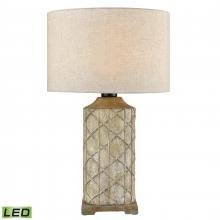 ELK Home D4388-LED - Sloan 24.5'' High 1-Light Outdoor Table Lamp - Antique Gray - Includes LED Bulb