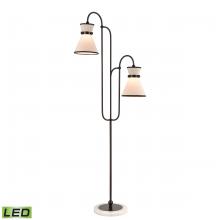 ELK Home H0019-7984-LED - Emsworth 63'' High 2-Light Floor Lamp - Matte Black - Includes LED Bulbs
