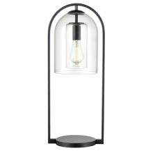 ELK Home S0019-9580 - Bell Jar 28'' High 1-Light Desk Lamp - Matte Black