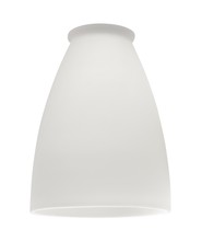 Craftmade 411W - 2 1/4" Glass- Frosted Matte White, Slim Cone