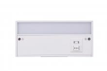 Craftmade CUC3008-W-LED - 8" Under Cabinet LED Light Bar in White (3-in-1 Adjustable Color Temperature)