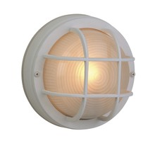Craftmade Z394-TW - Round Bulkhead 1 Light Small Flush/Wall Mount in Textured White